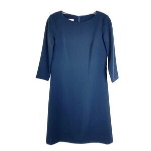 Kim and Proper SF Sheath A-Line Dress Size S Navy Blue Business Office
